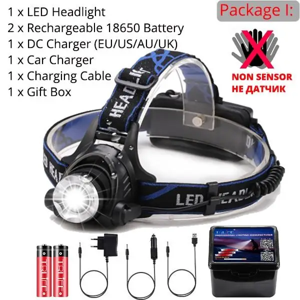 LAMPE FRONTALE – RECHARGEABLE PAR USB